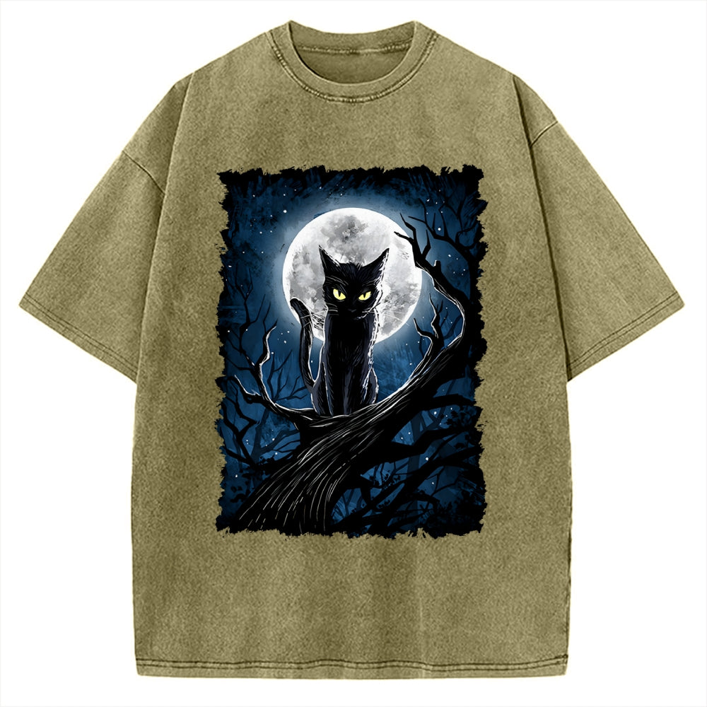 The Guardian Of The Moon Vintage Washed T-shirt