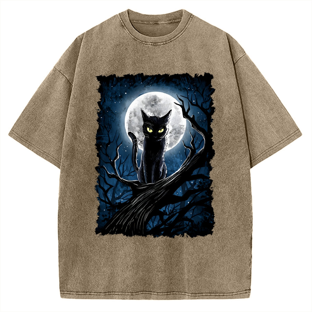 The Guardian Of The Moon Vintage Washed T-shirt