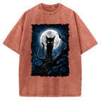 The Guardian Of The Moon Vintage Washed T-shirt
