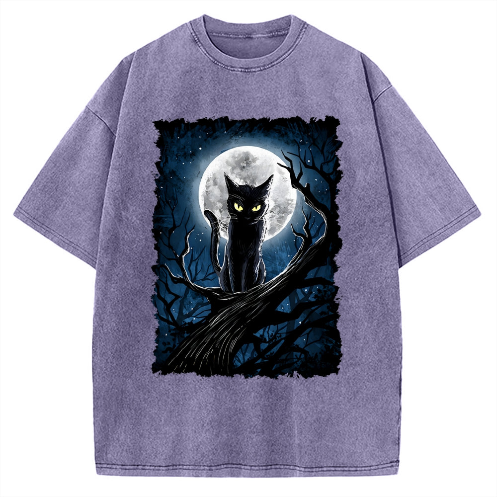 The Guardian Of The Moon Vintage Washed T-shirt