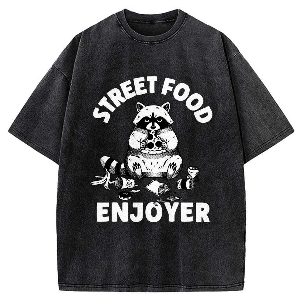 Street Food Enjoyer Vintage Washed T-shirt