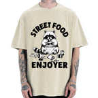 Street Food Enjoyer Vintage Washed T-shirt