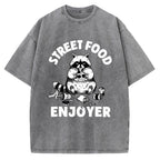 Street Food Enjoyer Vintage Washed T-shirt