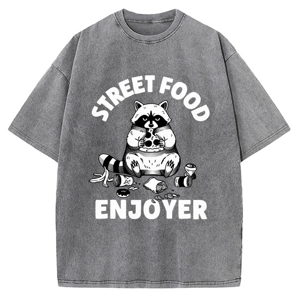 Street Food Enjoyer Vintage Washed T-shirt