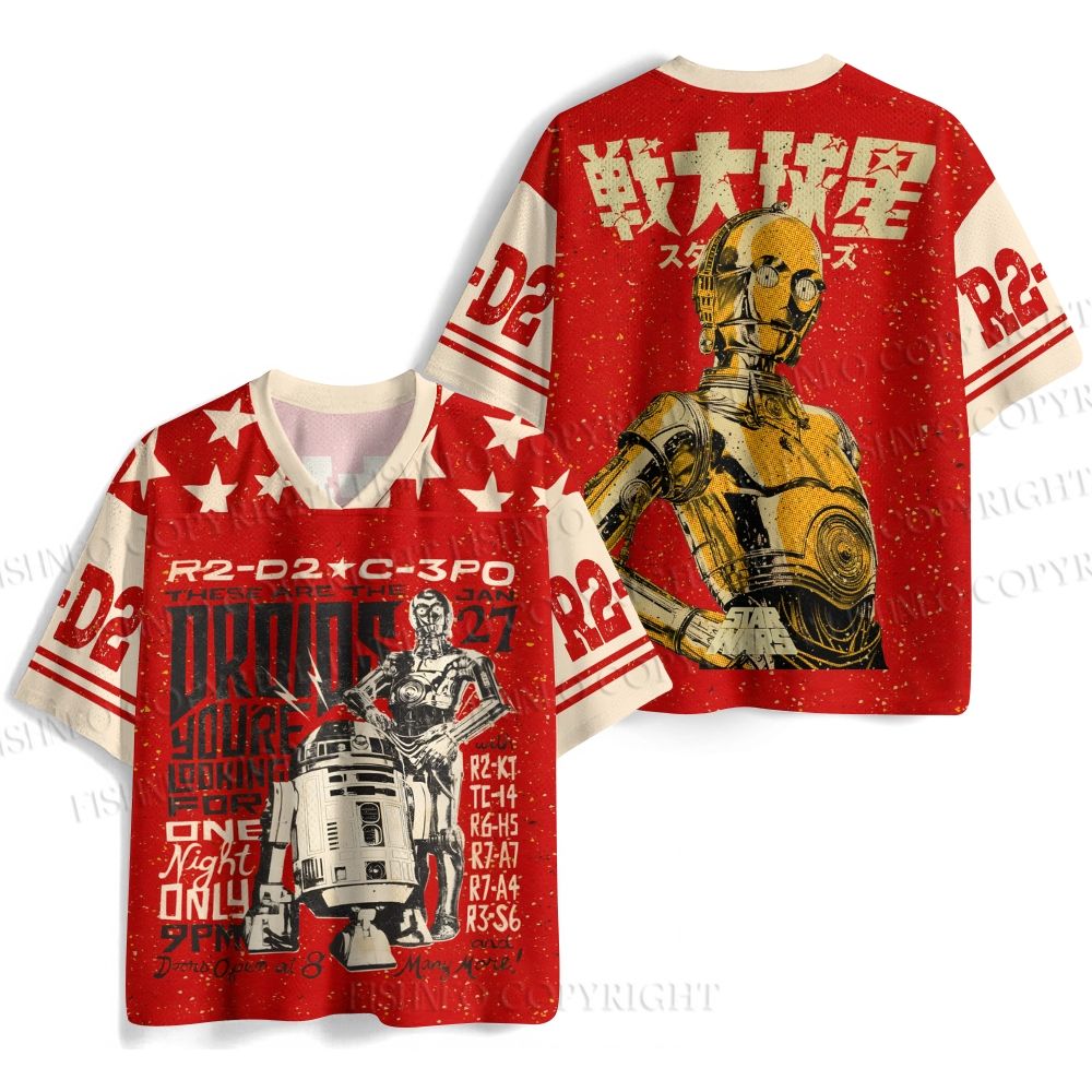 Star Wars R2-D2 Jersey Shirts