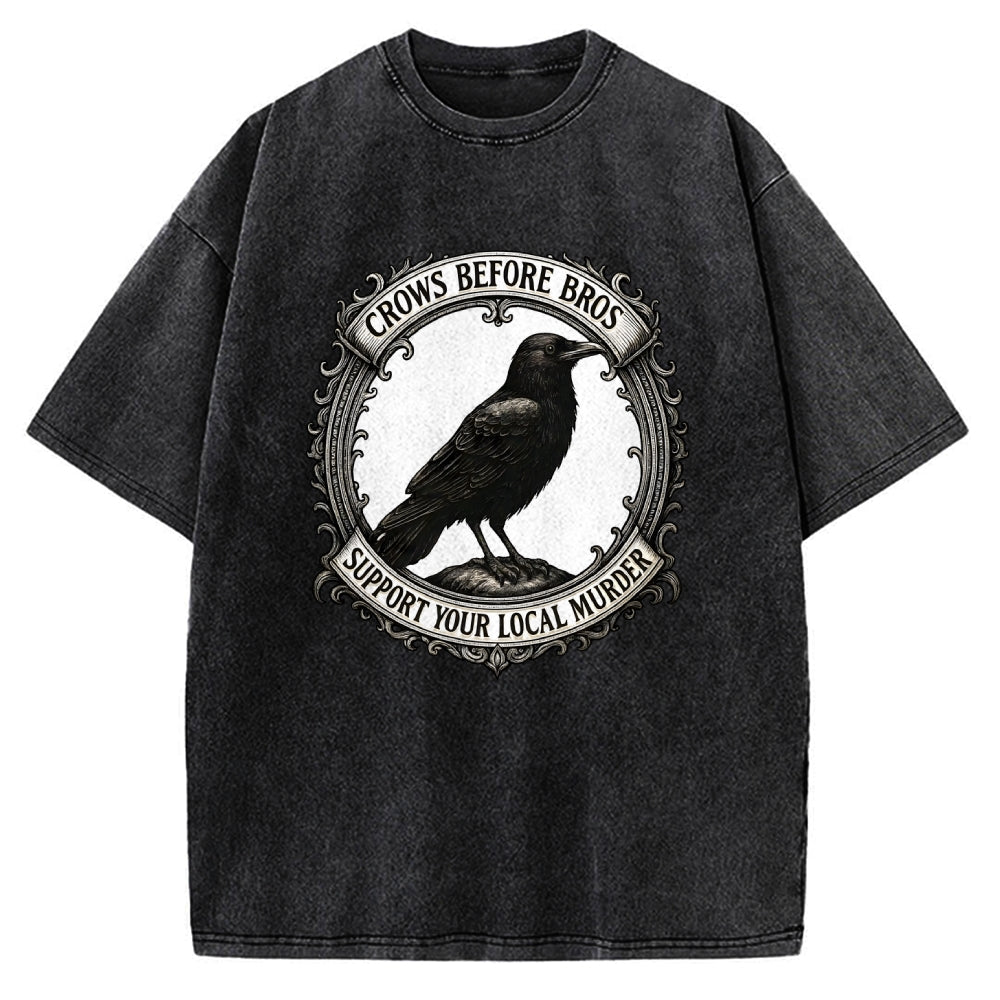 Support Your Local Murder Vintage Washed T-shirt