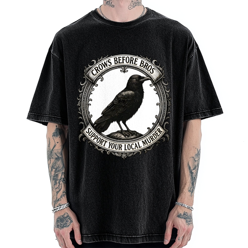 Support Your Local Murder Vintage Washed T-shirt