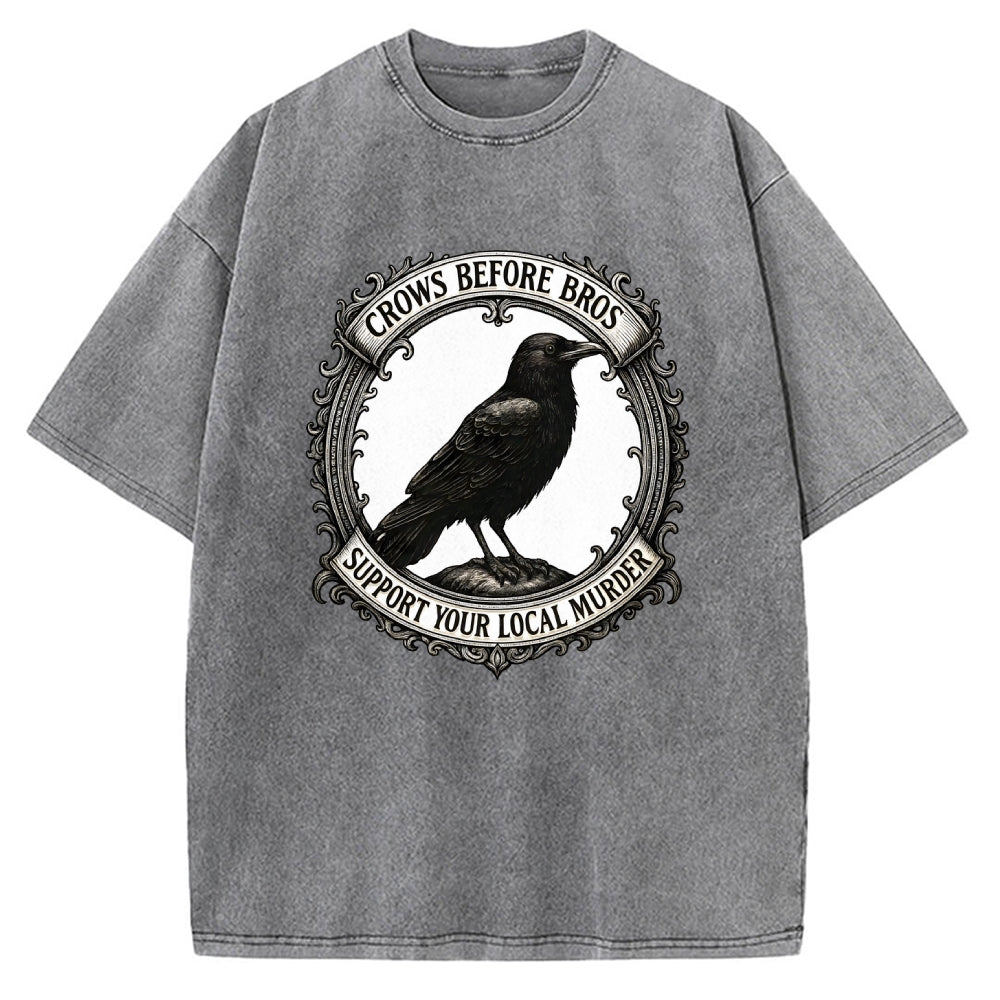 Support Your Local Murder Vintage Washed T-shirt