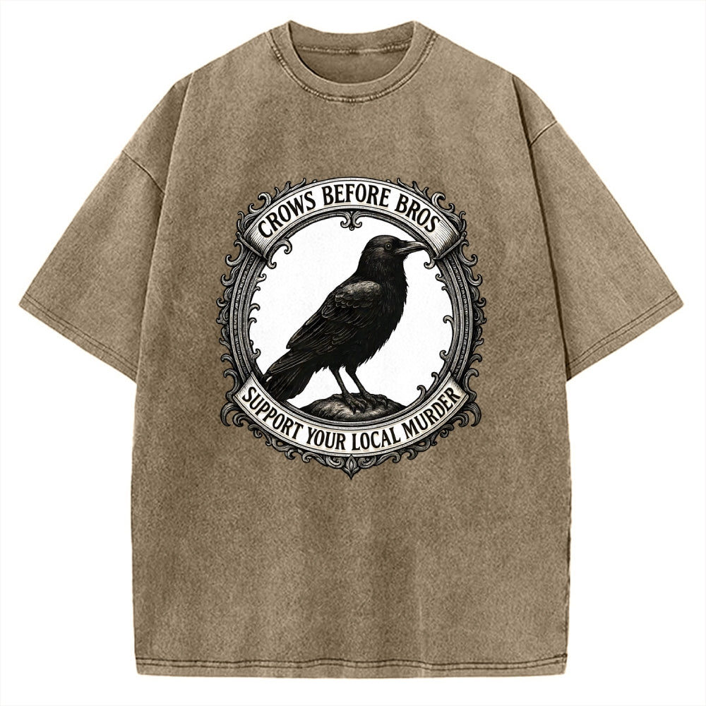 Support Your Local Murder Vintage Washed T-shirt
