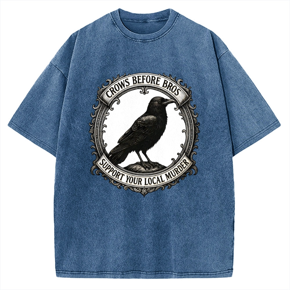 Support Your Local Murder Vintage Washed T-shirt