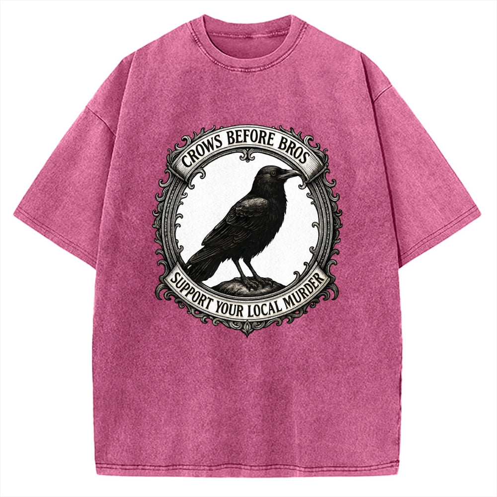 Support Your Local Murder Vintage Washed T-shirt
