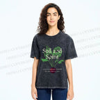 Unisex Soil & Spirit Beetroot Printed Washed Tee