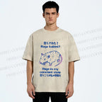 Unisex Rage is Rat's Constant State Printed Wash Tee