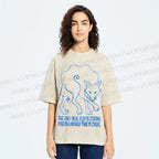 Unisex Alexander Khabbazi Fox Printed Washed Tee
