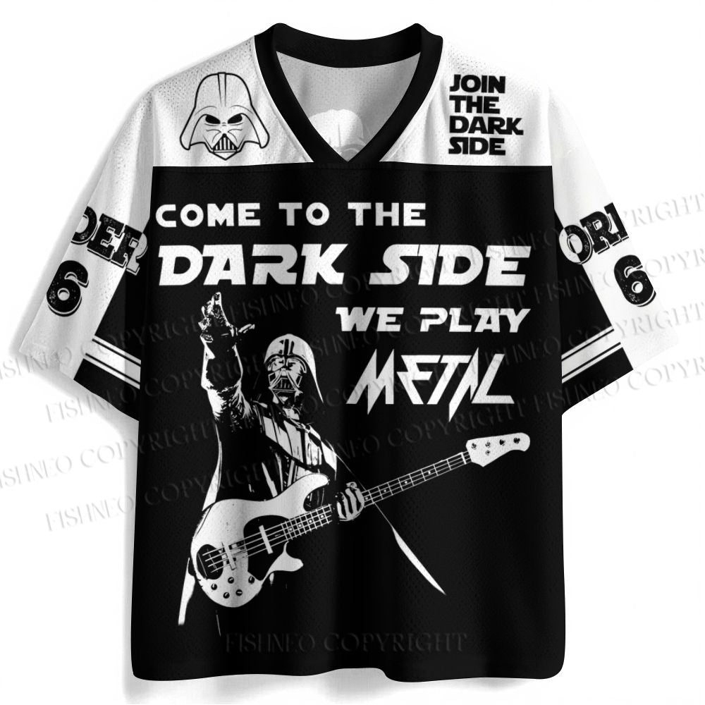 Star Wars Darth Vader Play Metal Jersey Shirts