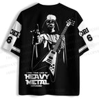 Star Wars Darth Vader Play Metal Jersey Shirts