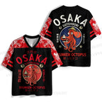 Osaka Octopus Printed Jersey Shirts