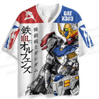 Gundam Printed Jersey Shirts