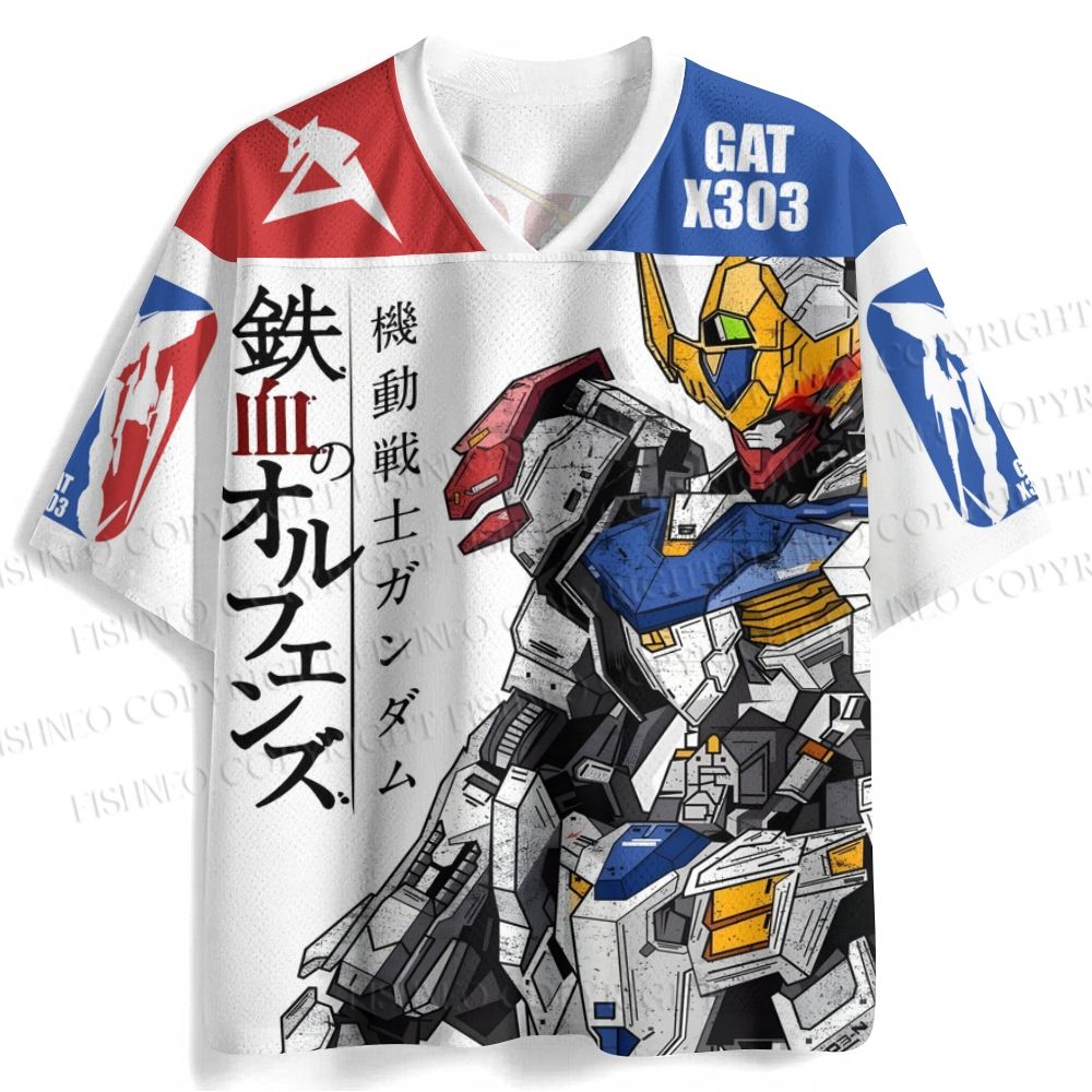 Gundam Printed Jersey Shirts
