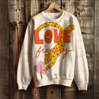 Funny Panther in Love Sweatshirt