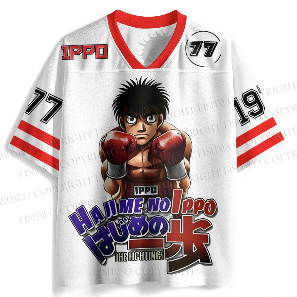 Hajime No Ippo Printed Jersey Shirts