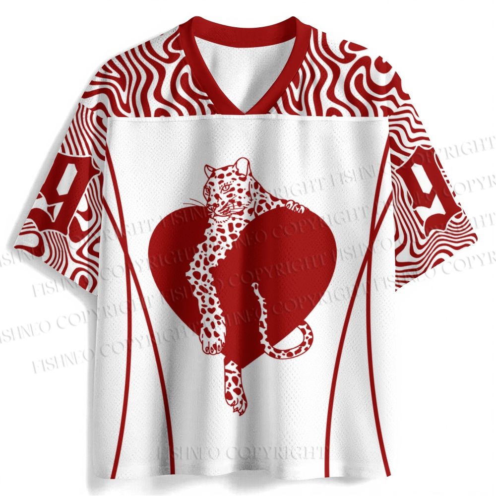 Yayoi Kusama Panther in Love Jersey Shirts