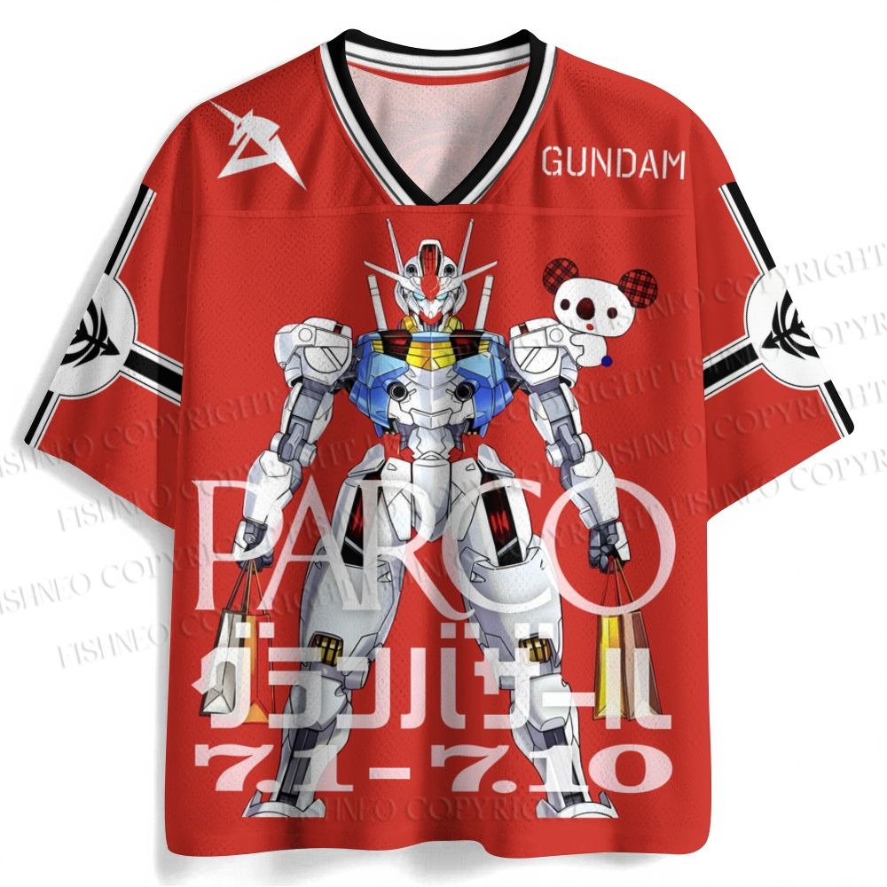 Gundam Printed Jersey Shirts