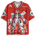 Gundam Printed Jersey Shirts