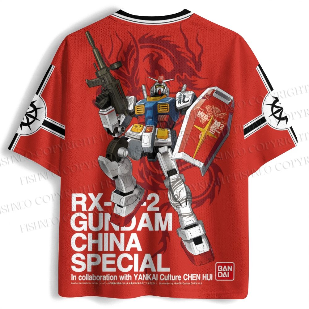 Gundam Printed Jersey Shirts