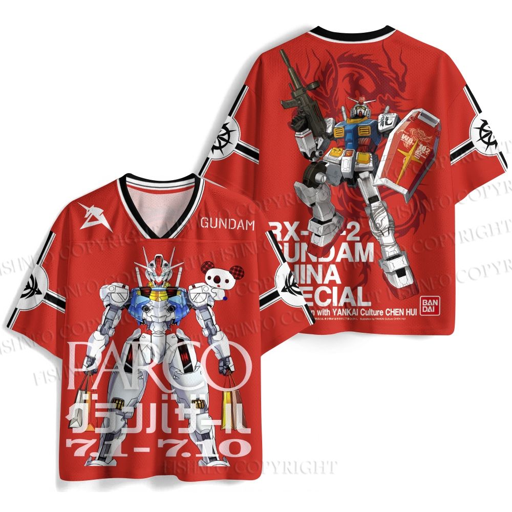 Gundam Printed Jersey Shirts