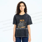 Unisex Nobody Knows My Next Move Printed Washed Tee
