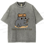 Unisex Nobody Knows My Next Move Printed Washed Tee