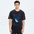 Unisex Give Me Bird Printed Washed Tee