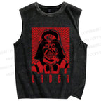 Unisex Star Wars Darth Vader Printed Washed Tank Top