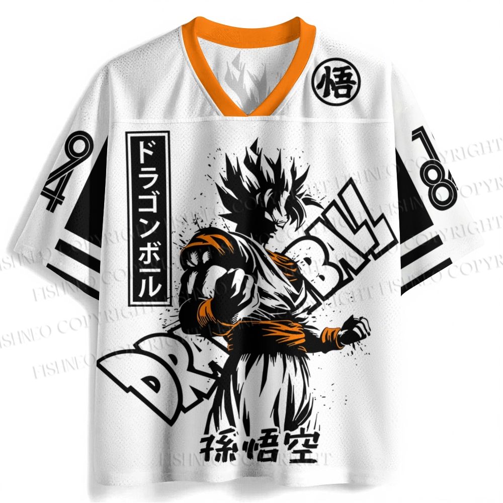 Dragon Ball Goku Printed Jersey Shirts