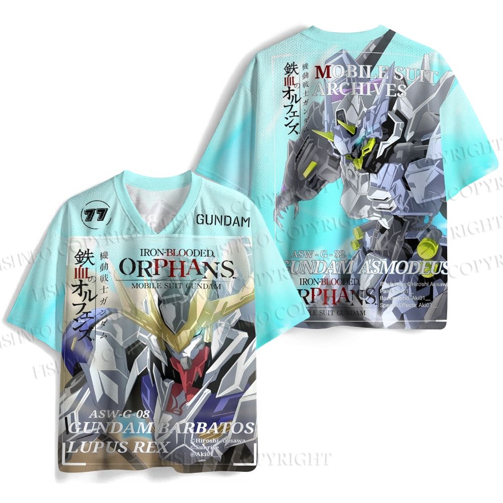 Gundam Printed Jersey Shirts