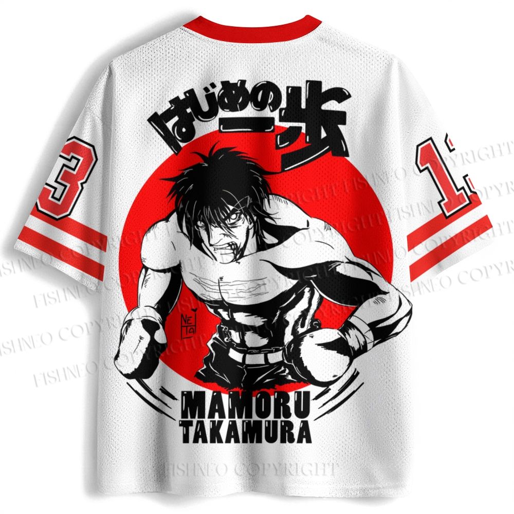 Hajime No Ippo Printed Jersey Shirts