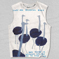 Unisex Ostrich Printed Tank Top