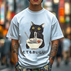 Cats Eat Ramen Noodles Classic T-Shirt