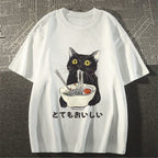 Cats Eat Ramen Noodles Classic T-Shirt