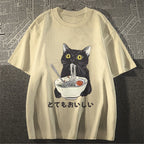 Cats Eat Ramen Noodles Classic T-Shirt
