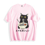Cats Eat Ramen Noodles Classic T-Shirt
