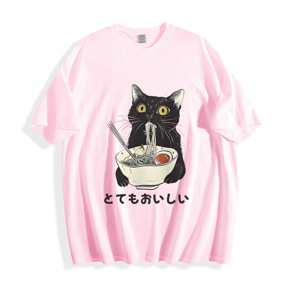 Cats Eat Ramen Noodles Classic T-Shirt