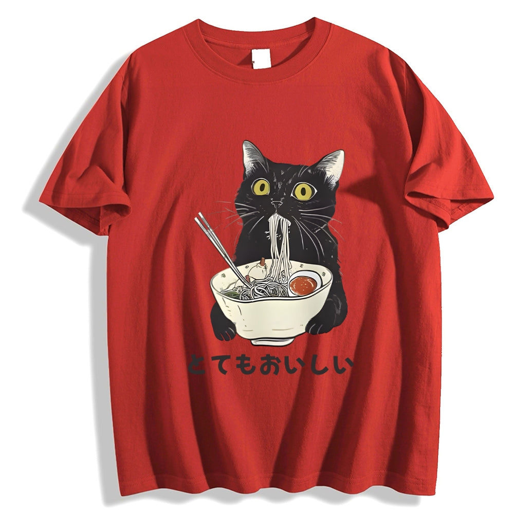 Cats Eat Ramen Noodles Classic T-Shirt