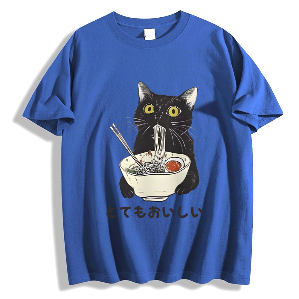 Cats Eat Ramen Noodles Classic T-Shirt