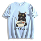 Cats Eat Ramen Noodles Classic T-Shirt