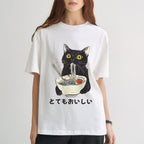 Cats Eat Ramen Noodles Classic T-Shirt