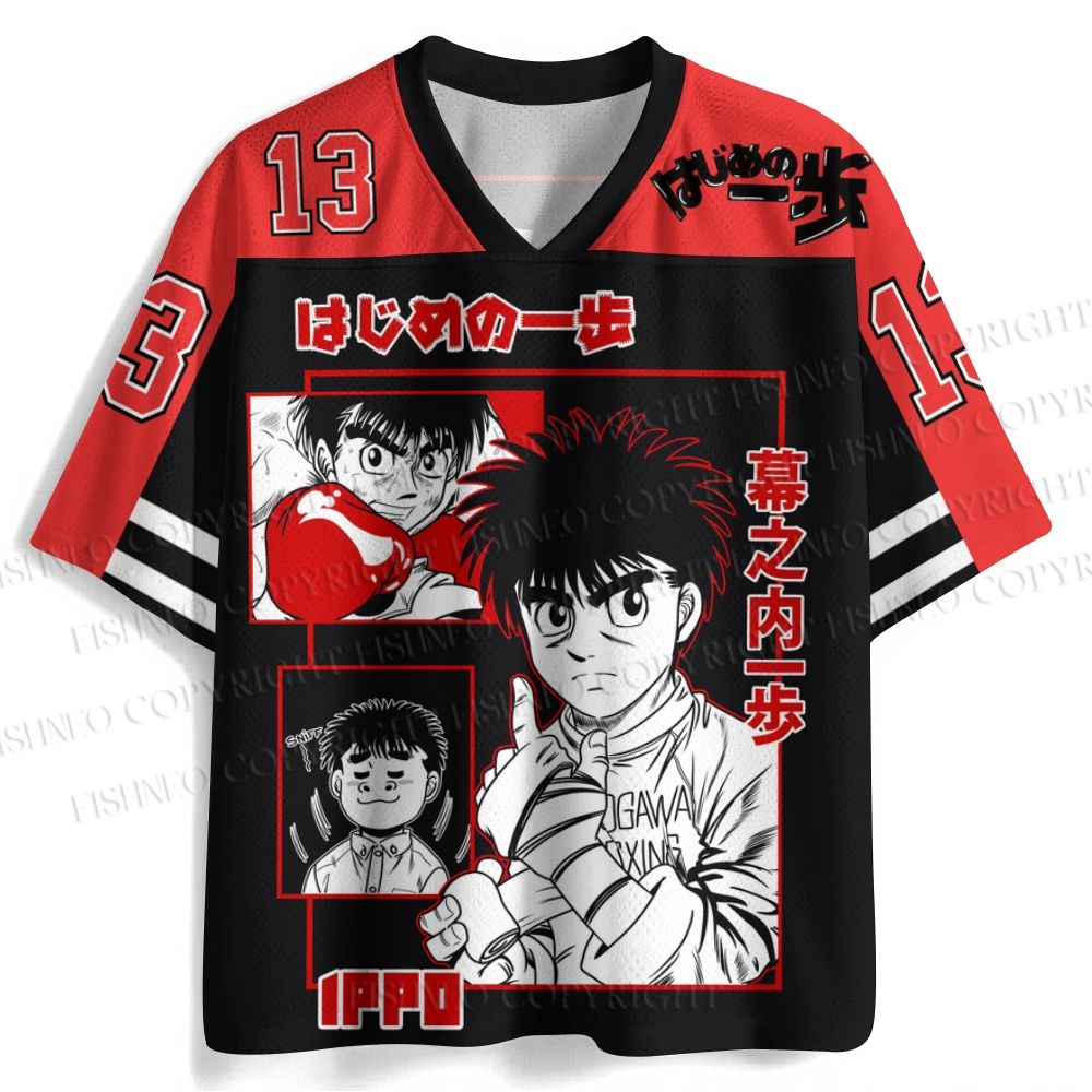 Hajime no Ippo Ippo Printed Jersey Shirts