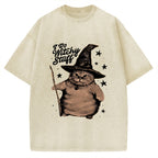 Unisex I Do Witchy Stuff Vintage Washed T-shirt