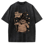 Unisex I Do Witchy Stuff Vintage Washed T-shirt